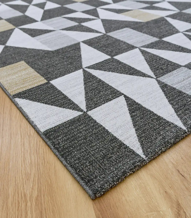 Mastercraft liberty 34002 3191 Grey, Ivory, Multicoloured Living Room Floral Rug.