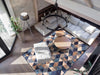 Mastercraft galleria 63263 5161 Blue Living Room Moroccan Rug.