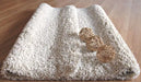 Mastercraft twilight 39001 6926 chalk Beige, Ivory Living Room Shaggy Rug.