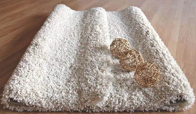 Mastercraft twilight 39001 6926 chalk Beige, Ivory Living Room Shaggy Rug.