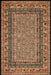 Mastercraft kashqai 4301 500 Multicoloured, Orange Living Room Wool Rug.