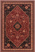 Mastercraft kashqai 4364 301 Black, Multicoloured, Red Living Room Wool Rug.
