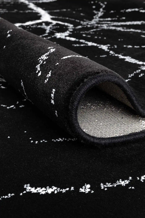 Mastercraft tiago 463 11 af900 Black, Ivory Living Room  Rug.