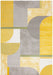 Mastercraft city a66109 ak700 Grey, Yellow, Multicoloured Living Room Floral Rug.