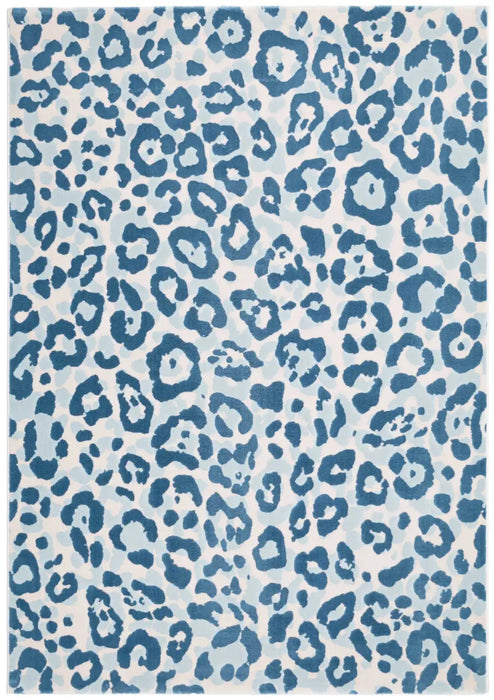 Mastercraft city 466152 ak100 Blue Living Room Floral Rug.