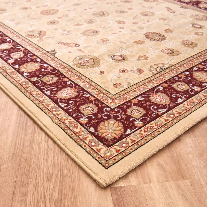 Mastercraft noble art 6529 191 Beige, Ivory, Red Living Room  Rug.