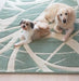 Oriental Weavers portland 57 g Green, Cream Living Room Geometric Rug.