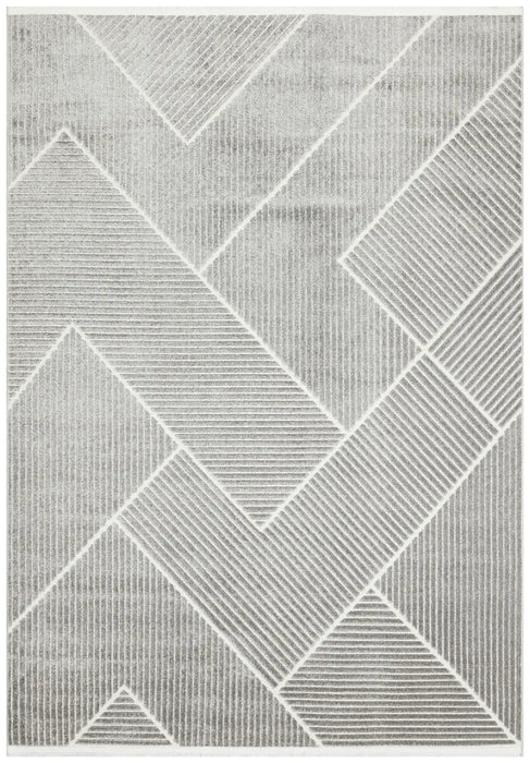 Concept Looms jazz rama jzm17 silver Grey Outdoor  Geometric Rug.