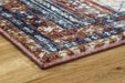 Mastercraft alhambra 6576a ivory red Ivory, Multicoloured, Red Living Room  Rug.