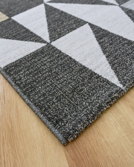 Mastercraft liberty 34002 3191 Grey, Ivory, Multicoloured Living Room Floral Rug.