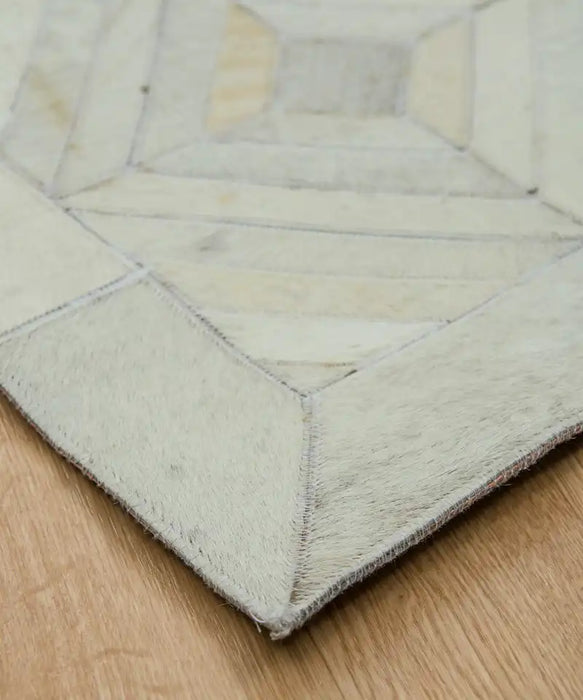 Asiatic gaucho parquet Beige  Geometric Rug.