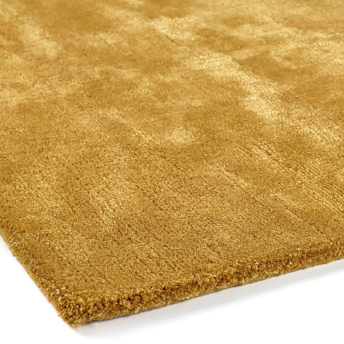 Rug Guru hush cumin Yellow Living Room Wool Rug.