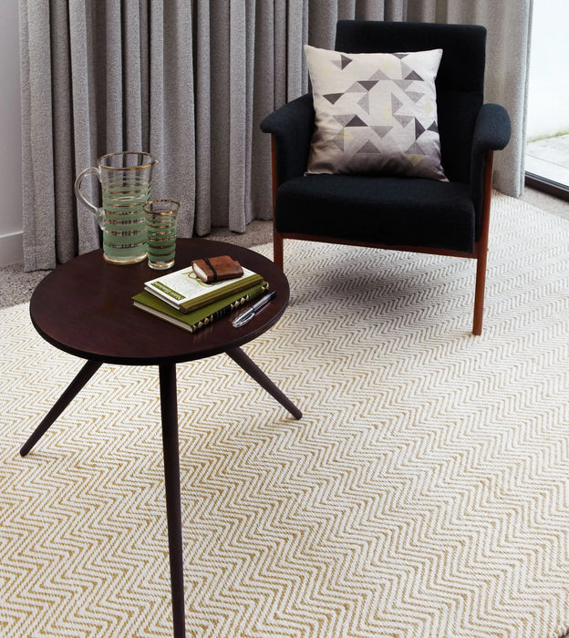 Asiatic ives modern rug natural Brown, Ivory Living Room Striped Rug.