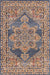 URCO orient urco 8917 navy Blue, Multicoloured, Navy Living Room Moroccan Rug.