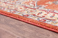 URCO orient urco 8917 terracotta Orange Living Room Moroccan Rug.
