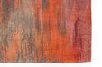 Louis de Poortere atlantic monetti 9116 hibiscus red Multicoloured, Orange, Red Living Room Flat Weave Rug.