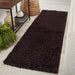 Serdim Rugs oxford 912 brown Brown Living Room Shaggy Rug.