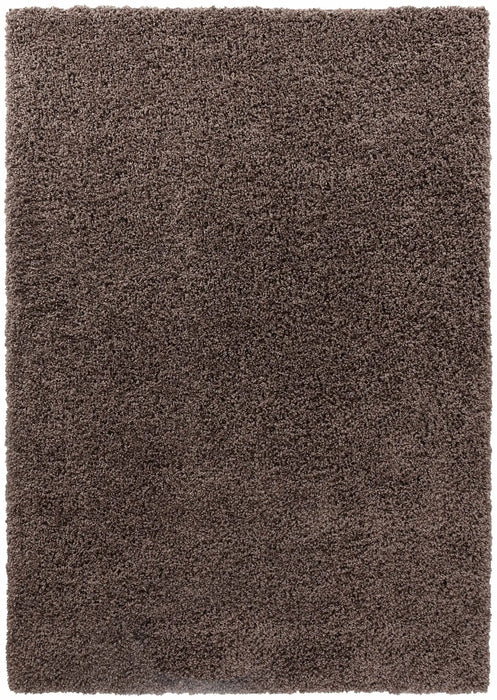 Serdim Rugs oxford 912 taupe Brown Living Room Shaggy Rug.