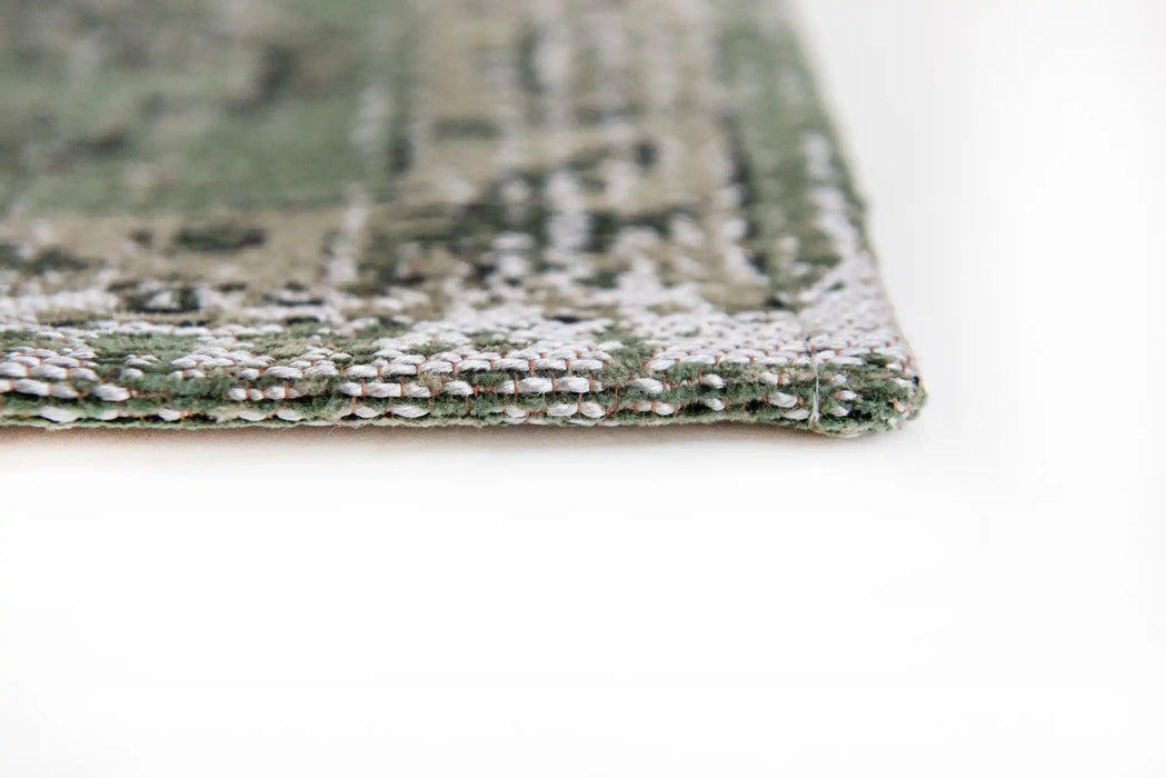 Louis de Poortere palazzo da mosto 9142 este green Green Living Room Flat Weave Rug.