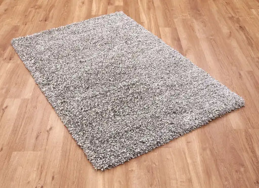 Mastercraft twilight 39001 6699 ivory silver Ivory Living Room Shaggy Rug.