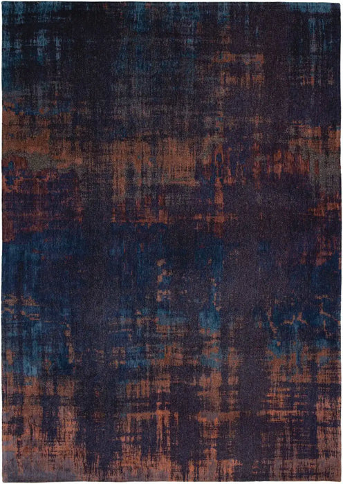Louis de Poortere atlantic venetian dust 9211 sunset blue Blue Living Room Flat Weave Rug.
