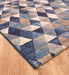Mastercraft galleria 63263 5161 Blue Living Room Moroccan Rug.