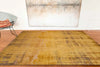 Louis de Poortere atlantic venetian dust 9235 rialto gold Yellow Living Room Flat Weave Rug.