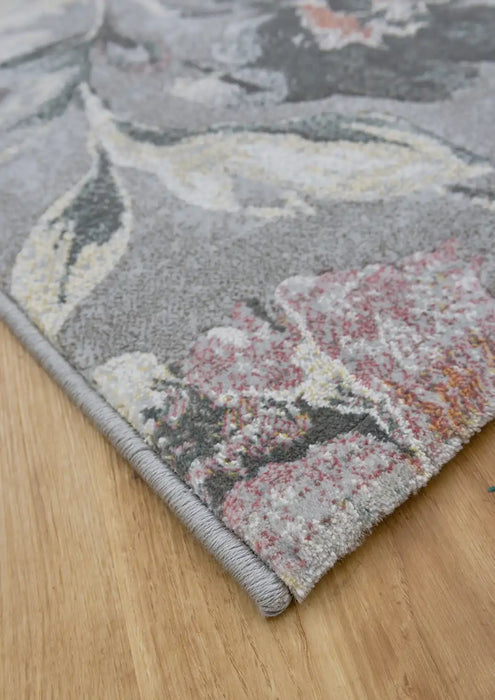 Mastercraft galleria 63523 9747 Grey, Multicoloured Living Room Moroccan Rug.