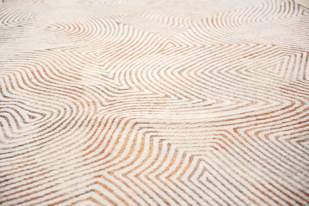 Meditation Coral Indian Sand 9800Washable Rug