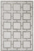 Asiatic eaton silver Grey Living Room Geometric Rug.