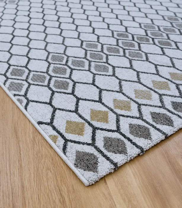 Mastercraft liberty 34001 6191 Yellow, Ivory, Multicoloured Living Room Floral Rug.