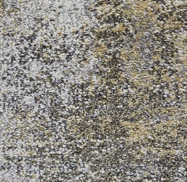 Think Rugs brooklyn 8595 ivory yellow Yellow, Ivory Living Room  Rug.