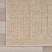 Nourison alessia ale 01 beige Beige Living Room  Rug.