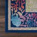 Nourison ankara global anr04 blue mutli Blue, Multicoloured Living Room Moroccan Rug.