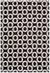 Asiatic arlo ar03 buckle black Black  Geometric Rug.