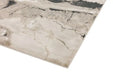 Asiatic aurora au05 quartz Grey, Black Living Room  Rug.
