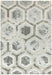 Asiatic aurora au12 crystal Grey Living Room  Rug.