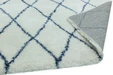 Asiatic alto al03 cream and blue Blue, Cream Living Room Shaggy Rug.