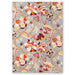 Sanderson sanderson amanpuri grey plum 145104 Grey, Purple, Multicoloured Living Room Wool Rug.