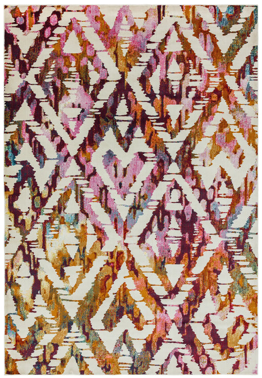 Asiatic amelie am01 diamond Multicoloured, Pink Living Room  Rug.