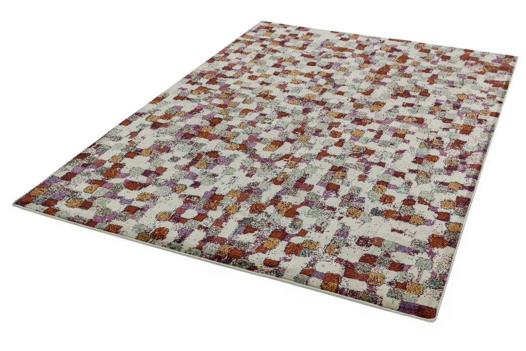 Asiatic amelie am09 pixel Multicoloured Living Room  Rug.