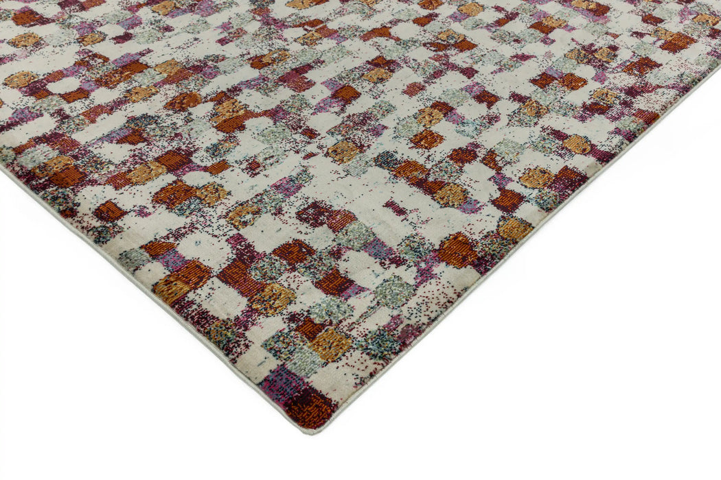 Asiatic amelie am09 pixel Multicoloured Living Room  Rug.