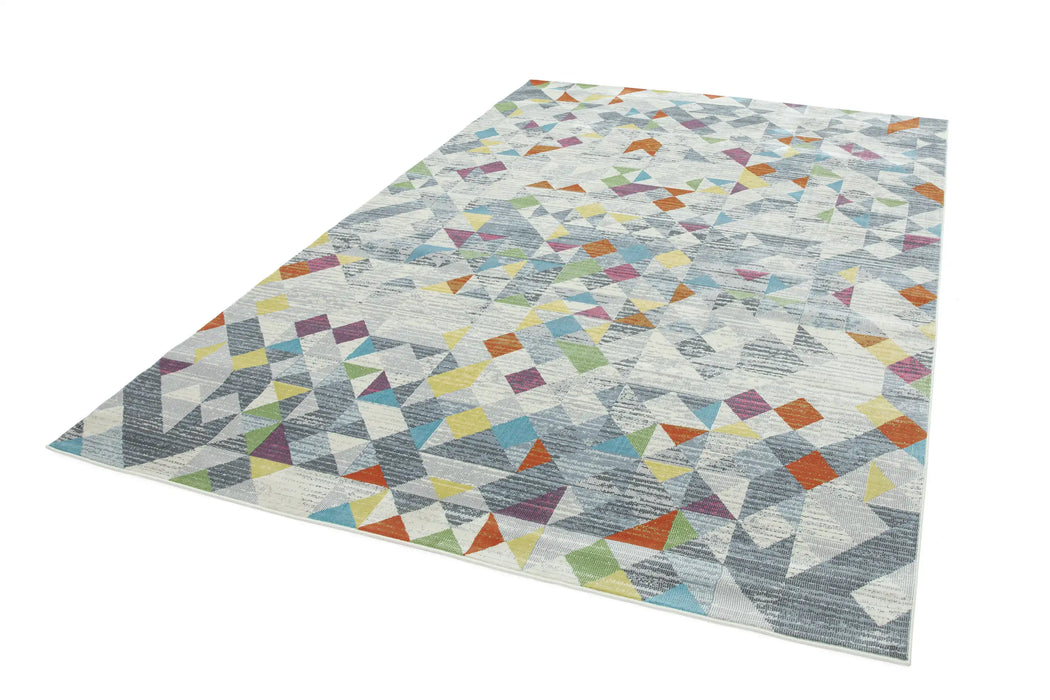 Asiatic amelie am12 rhombus grey Grey, Multicoloured Living Room  Rug.