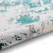 Think Rugs apollo gr579 grey green Green, Grey Living Room  Rug.
