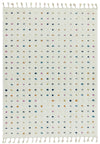 Asiatic ariana ar02 dotty multi Ivory, Multicoloured Living Room  Rug.