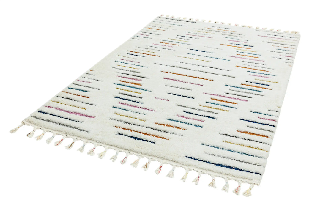 Asiatic ariana ar03 harmony Ivory, Multicoloured Living Room  Rug.