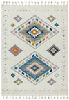 Asiatic ariana ar09 rhombus Ivory, Multicoloured Living Room  Rug.