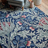 Morris & Co morris and co artichoke mineral 127108 Blue, Multicoloured Living Room Wool Rug.