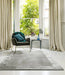 Asiatic ascot silver Grey Living Room Wool Rug.