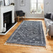 Think Rugs aspen 1537 grey ivory Grey, Ivory Living Room Shaggy Rug.